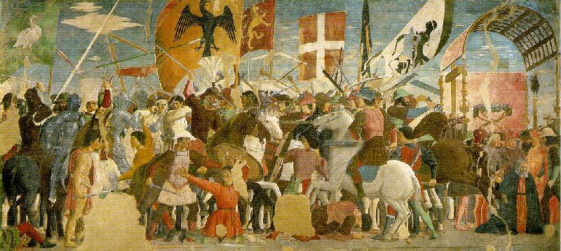 Piero della Francesca Battle between Heraclius and Chosroes Sweden oil painting art